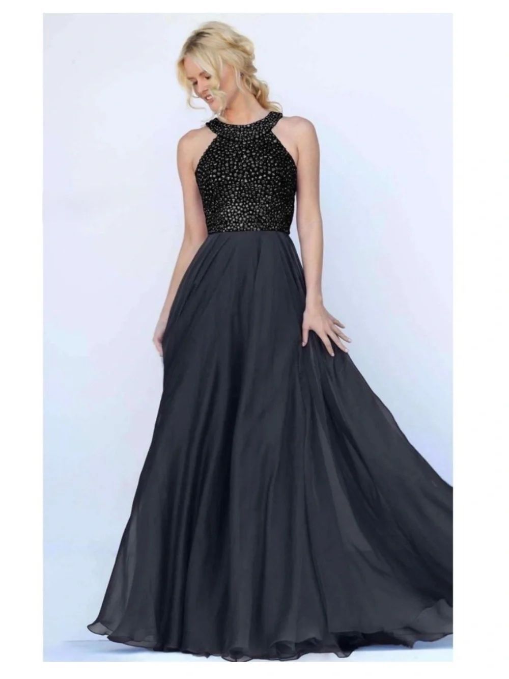 Sherri Hill 50615 Black Size 2 NWT